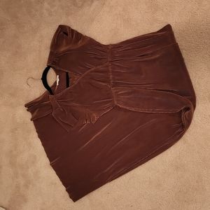 Athena Pleated Maxi Dress | Bronze